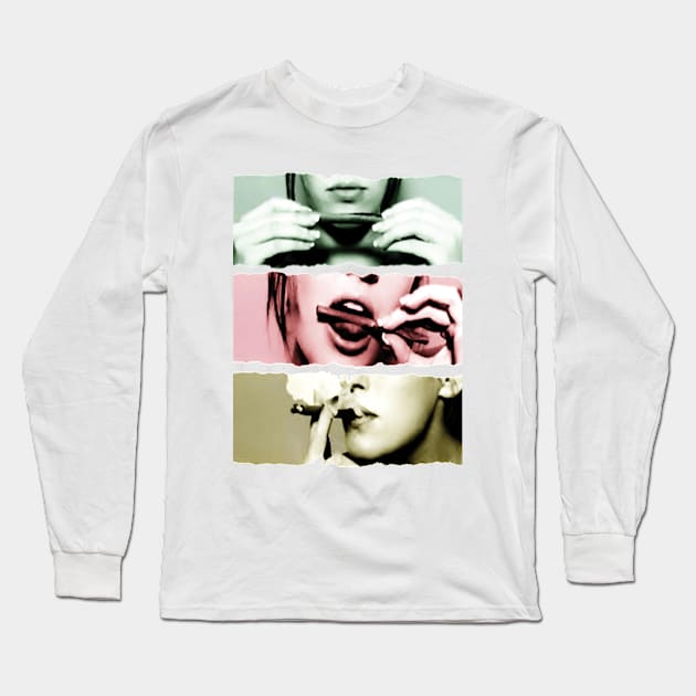 Roll It Lite It Smoke It Long Sleeve T-Shirt by Illustrious Graphics 